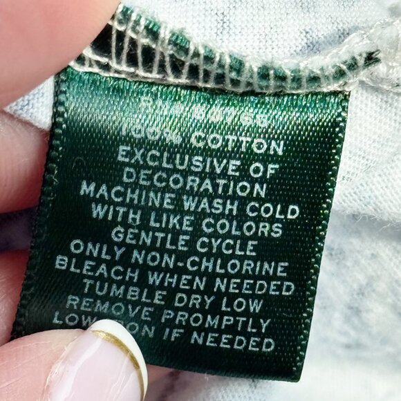 Ralph Lauren "RLL Embroidered Tunic Top – White & Blue Paisley Print, Boho sz(S) - Picture 10 of 10